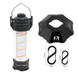 Image of BATOT New Camping Lights Outdoor Camp Tent Lantern USB Rechargeable 5 Lighting Modes Portable LED Flashlight Emergency Lamp 2023 - OUTOGOO