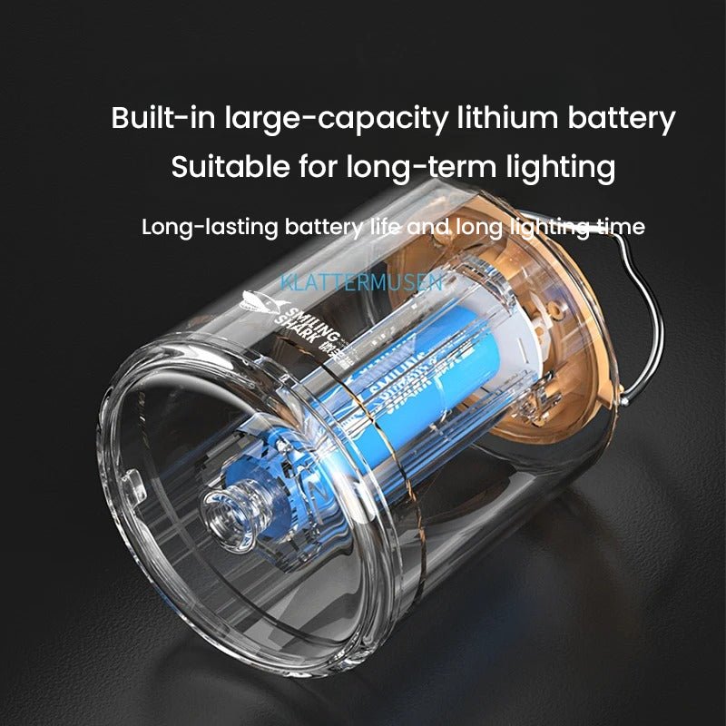 LED Camping Lamp Retro Hanging Lamp Portable Camping Light Rechargeable Outdoor Light Lantern Emergency Lighting Tent Light - OUTOGOO