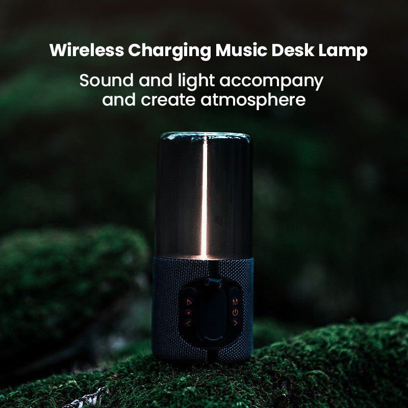 Nightlight, wireless Bluetooth speaker ambient light, charging decoration bedroom bedside creative desk lamp - OUTOGOO