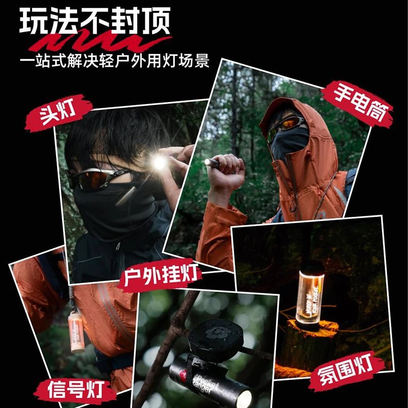 Original New Firefly EDC Accompanying Light Outdoor Camping Camping Atmosphere Light Can Be Used As Flashlight, Signal Light - OUTOGOO